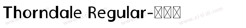 Thorndale Regular字体转换